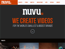 Tablet Screenshot of nuvu.com.au
